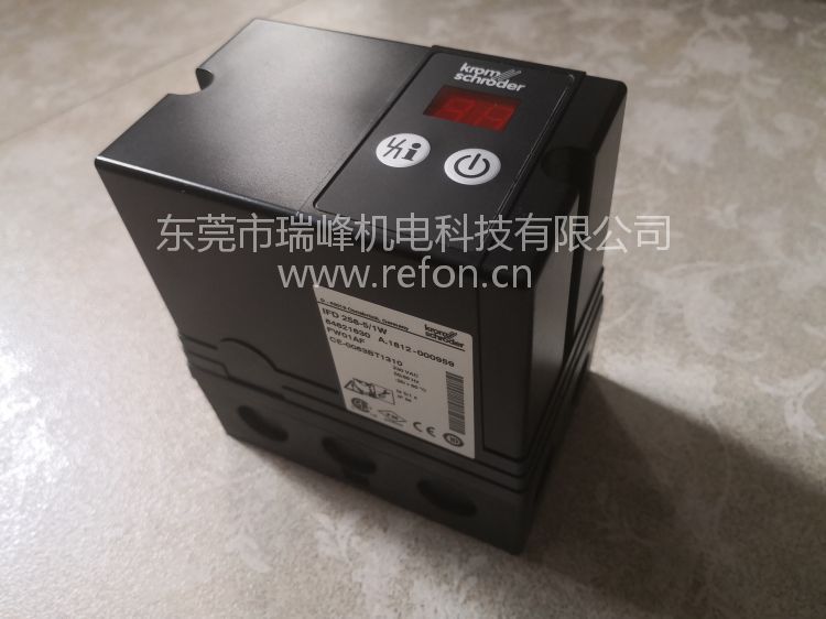 德国Krom Schroder霍科德燃烧嘴点火控制器执行器IFD258-5-1W 84621630斜切面图