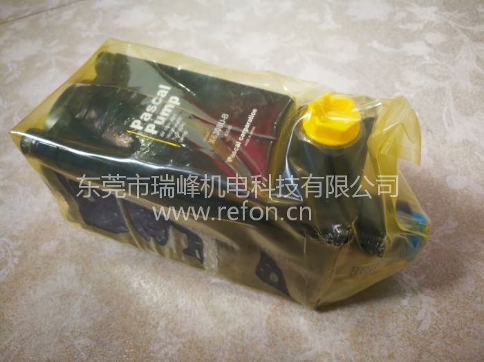 日本原装进口PASCAL气动驱动油泵X6308U-B正面实拍图