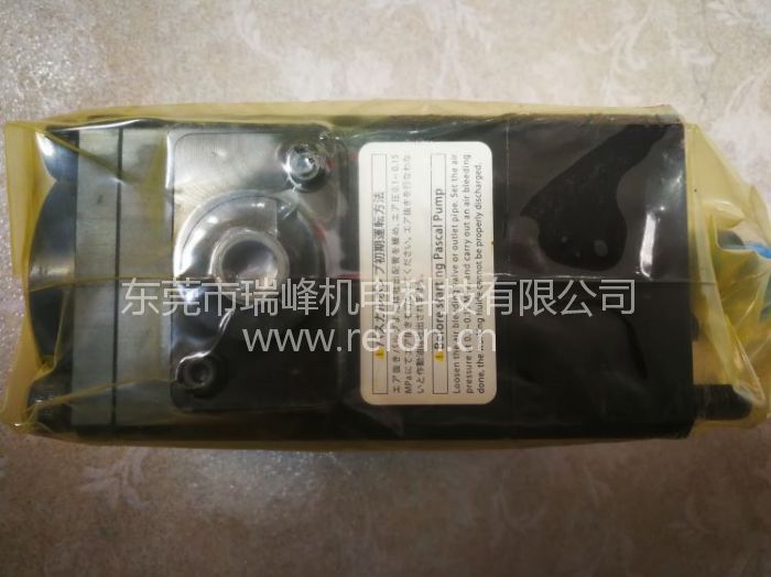 日本原装进口PASCAL气动驱动油泵X6308U-B背面实拍图