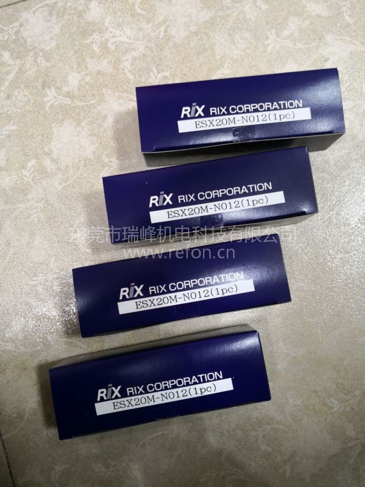 日本RIX瑞顾克斯旋转接头ESX20M-NO12(RIX18165)外包装展示图