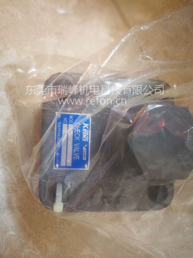 TOKYO KEIKI东京计器单向阀C5G-825-JA正面实物展示