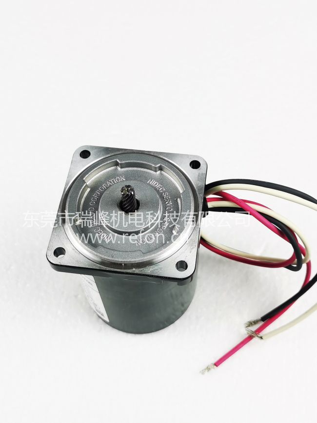 日本NIDEC-SERVO电产电容运转异步电机出轴外观实拍图